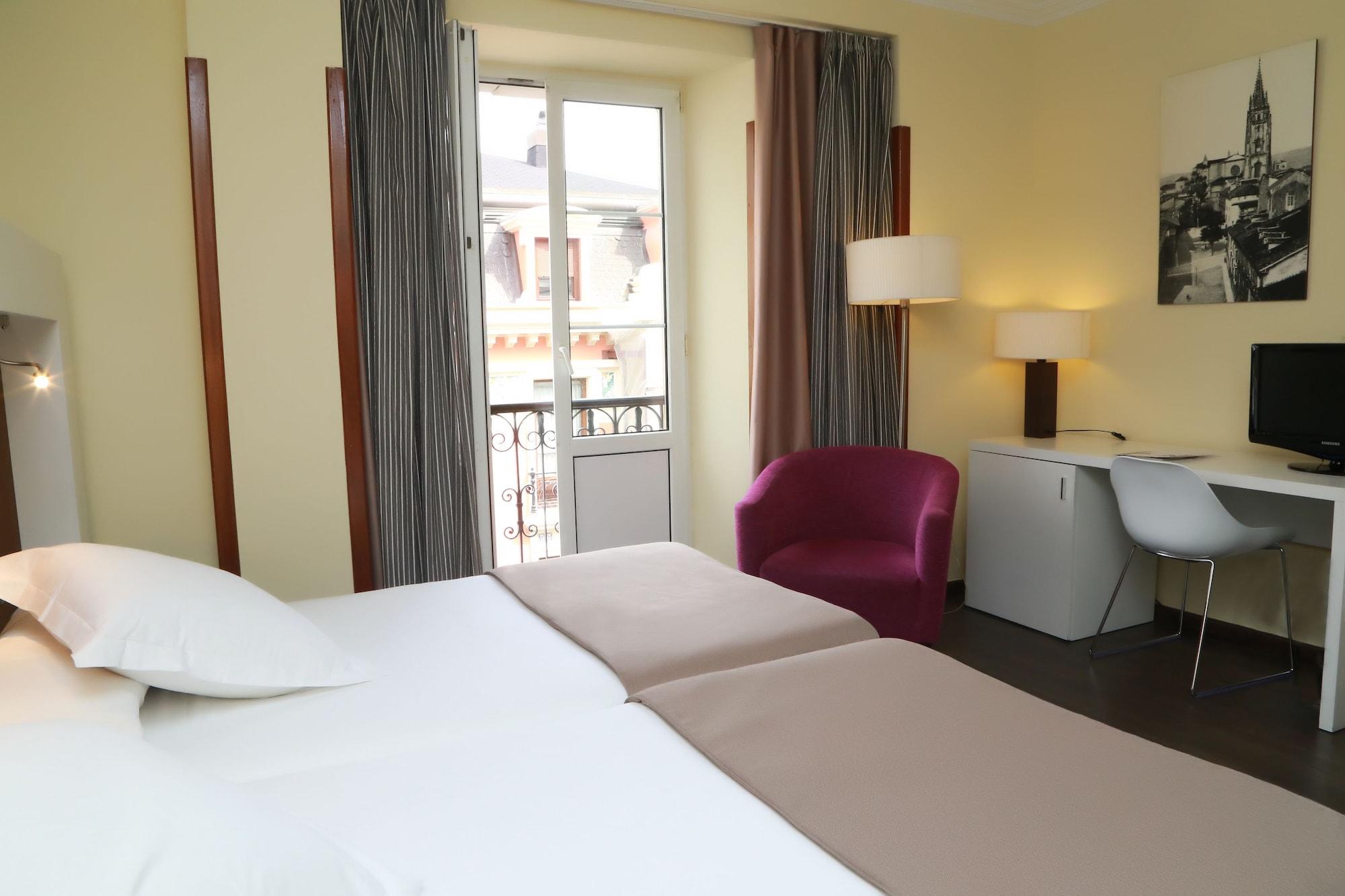 Gran Hotel Espana Oviedo Bagian luar foto