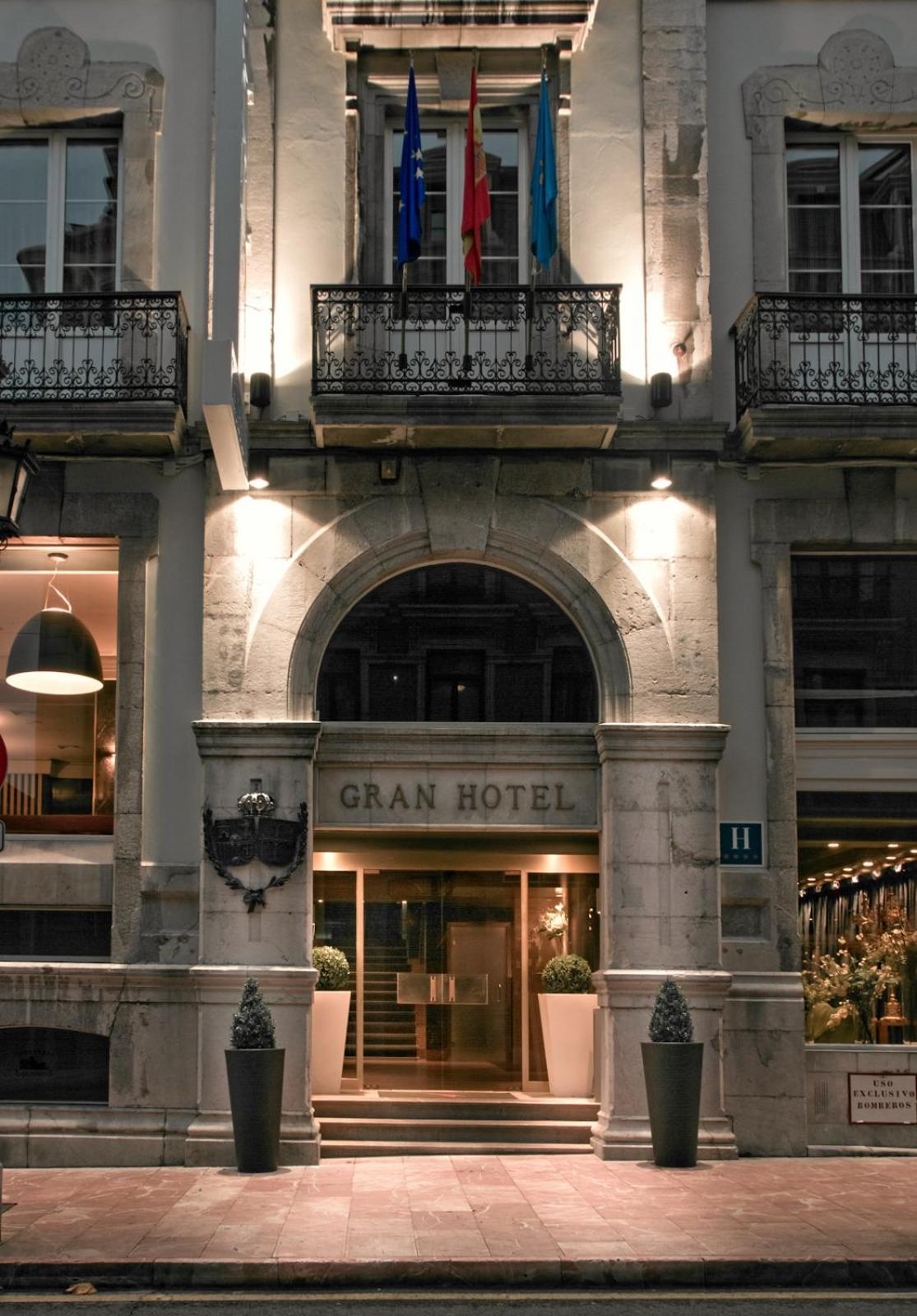 Gran Hotel Espana Oviedo Bagian luar foto
