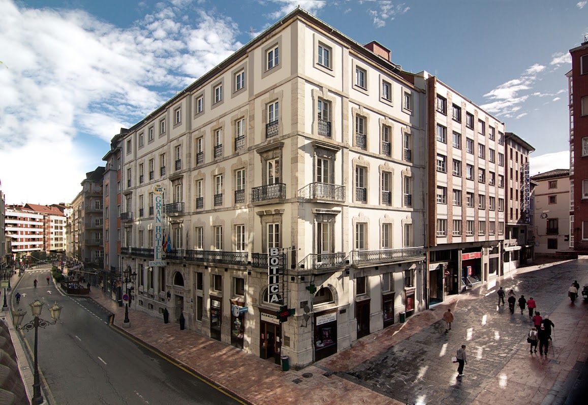 Gran Hotel Espana Oviedo Bagian luar foto